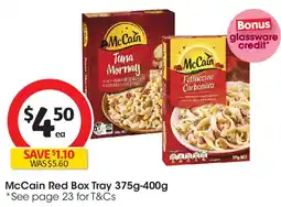 Coles McCain Red Box Tray offer