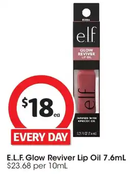 Coles E.L.F. Glow Reviver Lip Oil offer