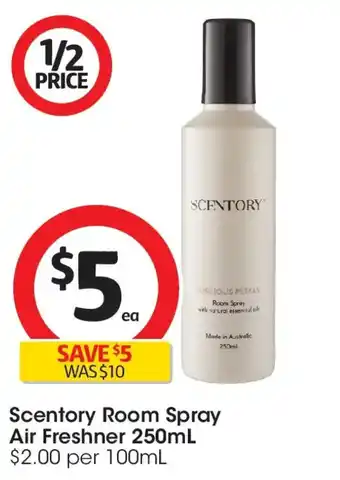 Coles Scentory Room Spray Air Freshner offer
