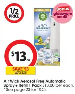Coles Air Wick Aerosol Free Automatic Spray + Refill offer