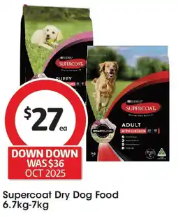 Coles Supercoat Dry Dog Food offer
