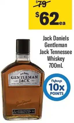 Coles Jack Daniels Gentleman Jack Tennessee Whiskey offer