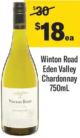 Coles Winton Road Eden Valley Chardonnay offer
