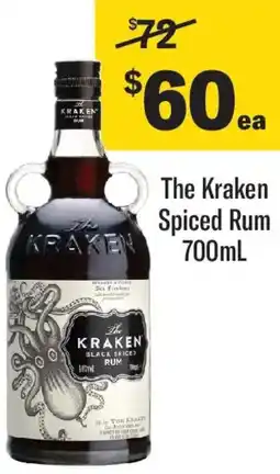 Coles The Kraken Spiced Rum offer