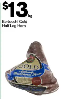 Woolworths Bertocchi gold half leg ham offer