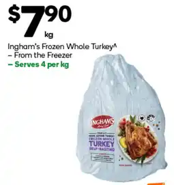 Woolworths Ingham's frozen whole turkey offer