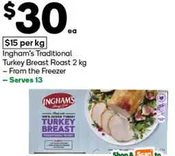 Woolworths Ingham's traditional turkey breast roast offer