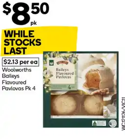 Woolworths Woolworths baileys flavoured offer