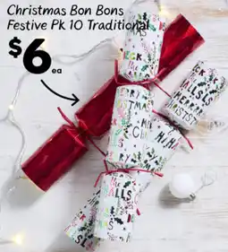 Woolworths Christmas bon bons festive traditional offer
