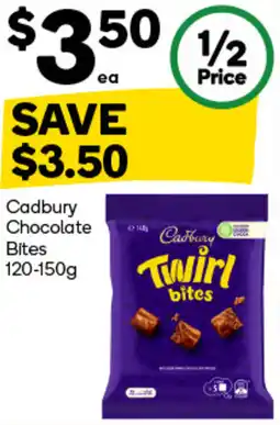 Woolworths Cadbury chocolate bites offer