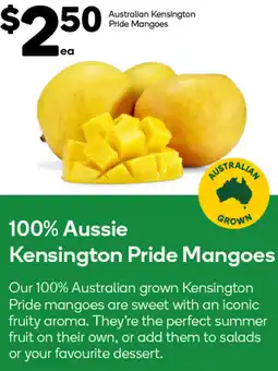 Woolworths Australian kensington pride mangoes offer