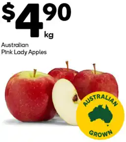 Woolworths Australian pink lady apples offer