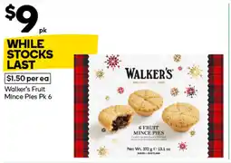 Woolworths Walker's Fruit Mince Pies offer