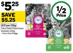 Woolworths Casa della filled pasta varieties offer