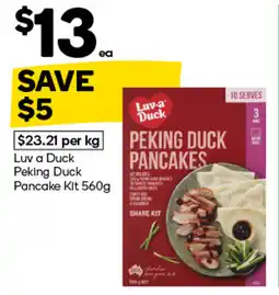 Woolworths Luv a Duck Peking Duck offer