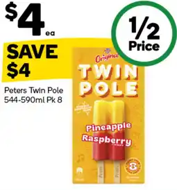 Woolworths Peters twin pole offer