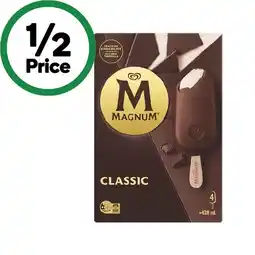 Woolworths Streets Magnum or Magnum Minis 360-428ml Pk 4-6 offer