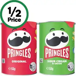 Woolworths Pringles Potato Chips 53g offer