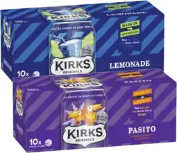 Coles Kirks Soft Drink 10x375mL offer