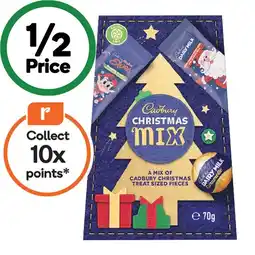 Woolworths Cadbury Dairy Milk or Toblerone Minis 45-70g offer