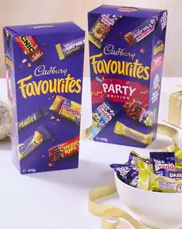 Coles Cadbury Favourites 470g offer
