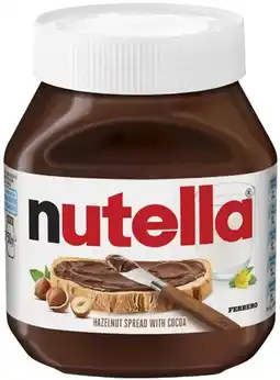 Coles Nutella Hazelnut Chocolate Spread 750g offer