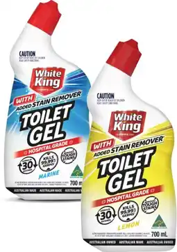 Coles White King Power Gel Toilet Cleaner 700mL offer