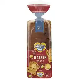 Woolworths Mighty Soft Raisin Toast 600g offer