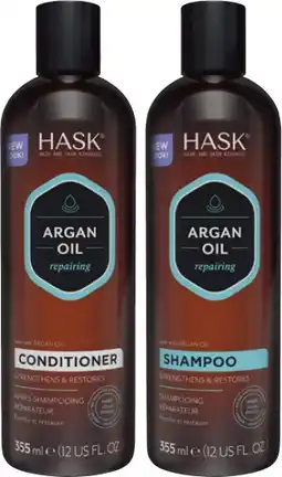 Coles Hask Shampoo or Conditioner 355mL offer