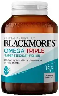 Coles Blackmores Omega Triple Super Strength Capsules 60 Pack offer