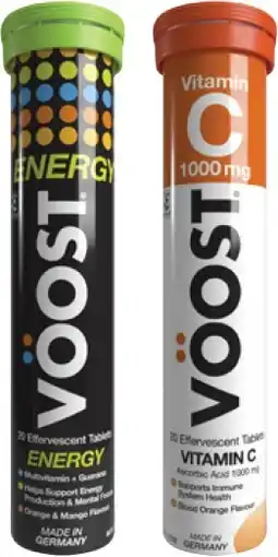 Coles Voost Effervescent Tablets 20 Pack offer