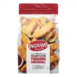 Woolworths Ingham’s Original or Tempura Chicken Nuggets 1 kg offer