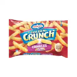 Woolworths Birds Eye Golden Crunch Chips, Sidewinders or Lattice 750-900g offer