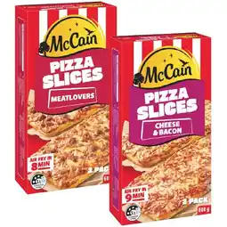 Woolworths McCain Pizza Slices 600g offer
