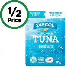 Woolworths Safcol Tuna Pouch 95g offer