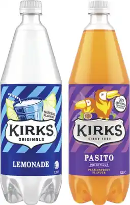 Coles Kirks Soft Drink 1.25 Litre offer