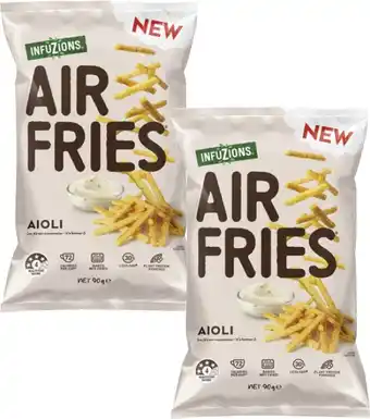 Coles NEW Infuzions Air Fries 90g offer