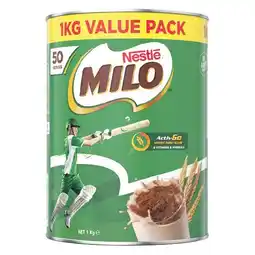 Woolworths Nestlé Milo 1 kg offer