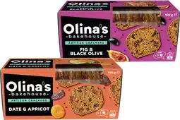 Coles Olina's Artisan Crackers 90g-100g offer