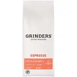 Woolworths Grinders Coffee Beans 1 kg offer
