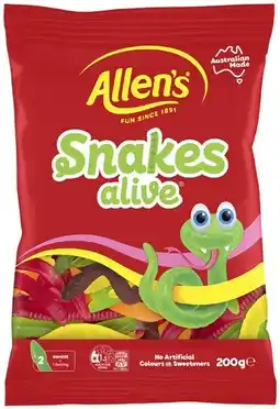 Coles Allen's Lollies 140g-200g offer