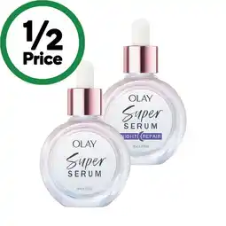 Woolworths Olay Super Serum or Olay Night Repair Super Serum 30ml offer
