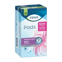 Woolworths TENA Incontinence Pads Mini Plus Long Length Pk 16 offer