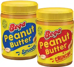 Coles Bega Smooth or Crunchy Peanut Butter 470g offer