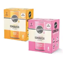 Woolworths Remedy Kombucha 4 x 250ml offer