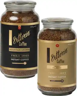 Coles Vittoria Freeze Dried Instant Coffee 400g offer