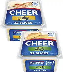 Coles Cheer Cheese Slices 500g offer