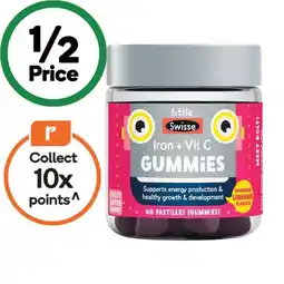 Woolworths Little Swisse Iron + Vitamin C Gummies Pk 40 offer