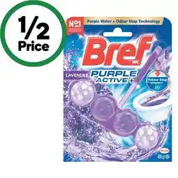 Woolworths Bref Active Toilet Rim Block 50g offer