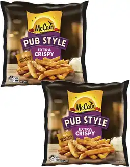 Coles McCain Pub Style Fries 750g offer